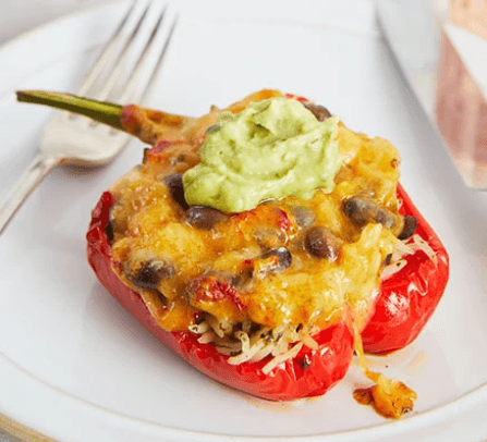 Mexican-style stuffed peppers